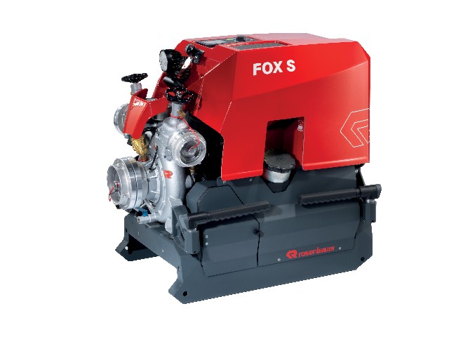 Rosenbauer Tragkraftspritze FOX S PFPN 10-1000 mit Bedienpanel LCS 2.0 oben Länderausführung DE zertifiziert nach EN 14466