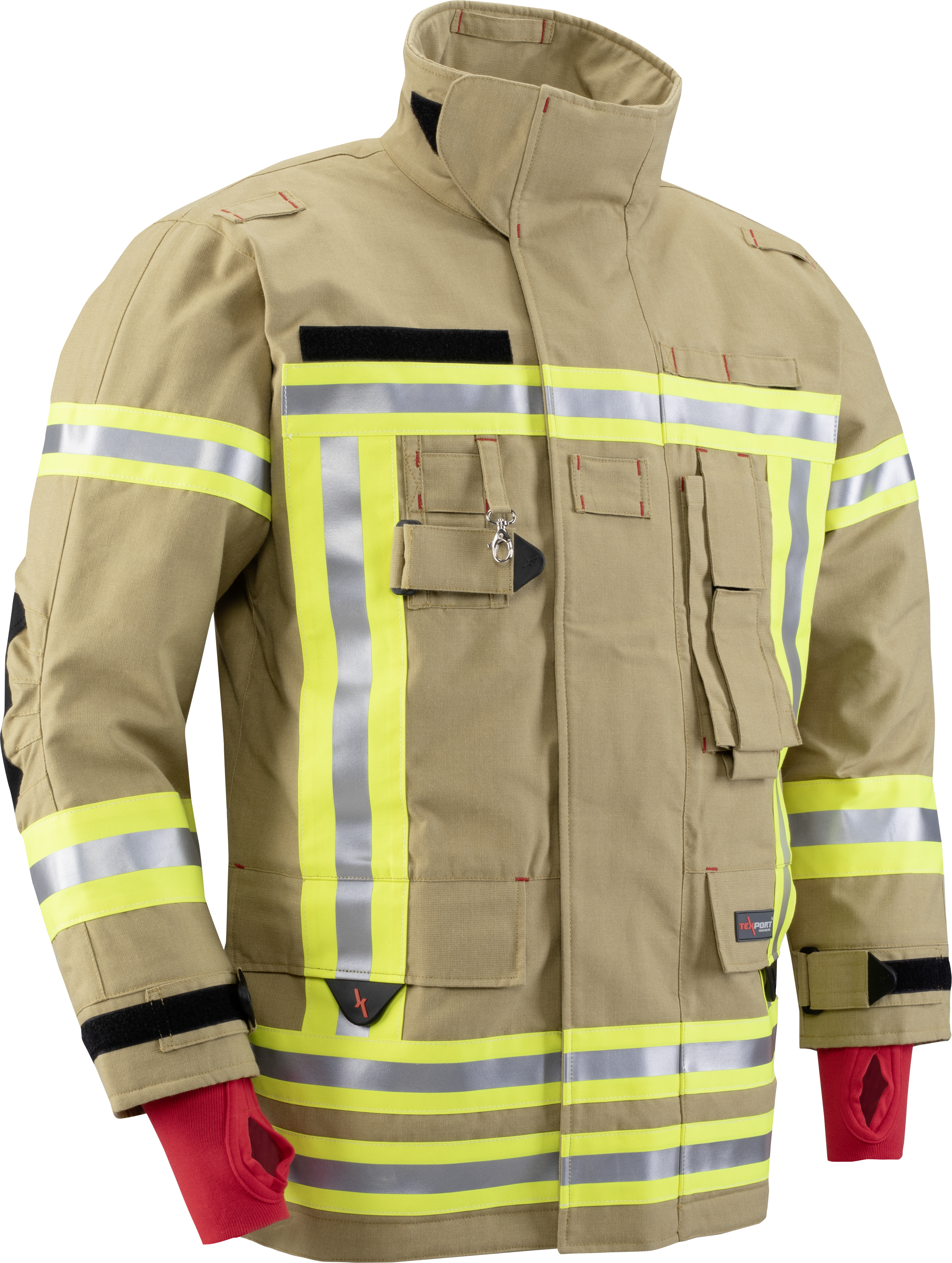 TEXPORT® Feuerwehr-Überjacke Fire Basic Redline, gold