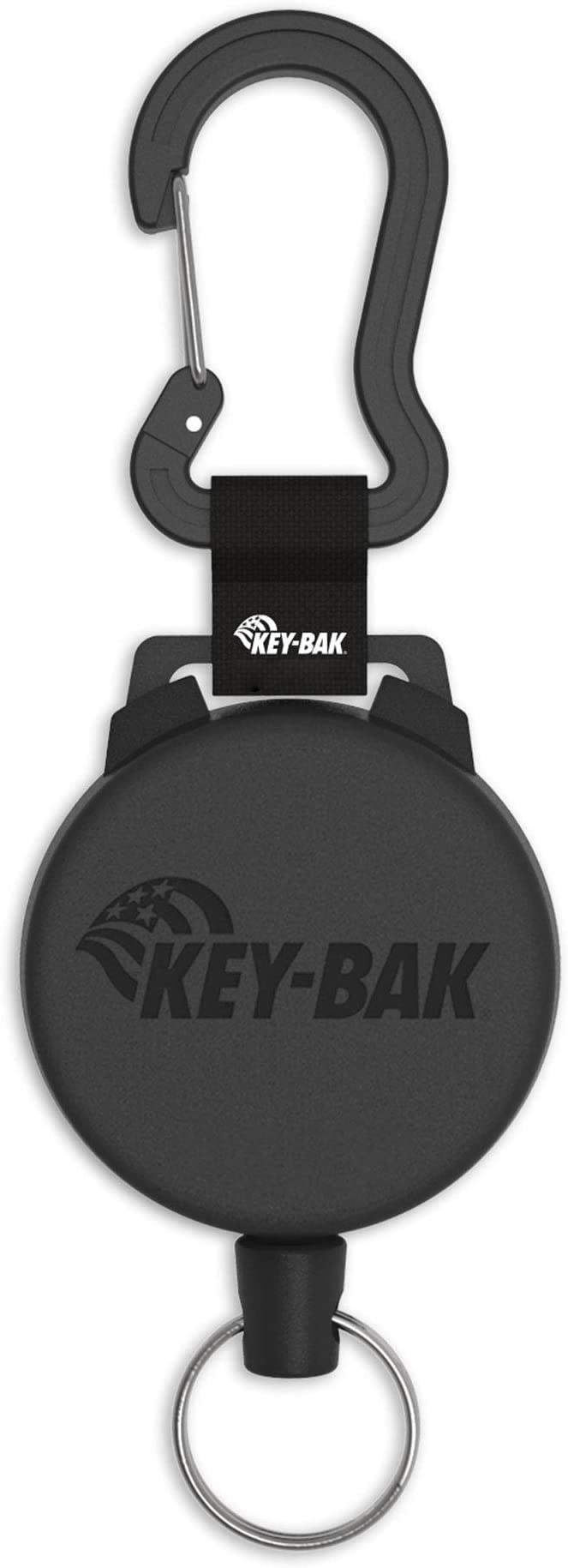 KEY-BAK® Schlüsselrolle Kevlarseil, schwarz